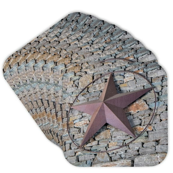 3drose, Texas Star, Austin, Texas, Usa, Set of 8 Coasters - Soft