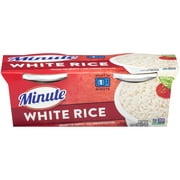 Minute Ready to Serve White Rice Long Grain Cups, 4.4 Oz, 2 Ct
