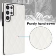 thumbnail image 6 of Jiahe Cover for Samsung Galaxy S23 Ultra, Luxury Flip Folio Leather Wallet Case,RFID Blocking Material Shockproof Magnetic Clasp Card Slot Stand Case Cover, white, 6 of 8