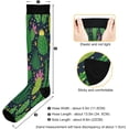thumbnail image 3 of Coolnut 1 Pack Cactus (4) Compression Socks for Women Men Knee High Stocking for Running,Athletic,Medical, 3 of 6