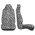 thumbnail image 3 of Sikiie Similar To Leopard Print Car Seat Protector 2 Pack Car Seat Cushion Mat, Car Seat Covers for SUV, Truck, Van, 3 of 7