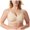 Beige, variant on Fsqjgq Plus Size Push Up Bras for Women Jelly Seamless Sports Bra Sexy Back Support Full Coverage Wireless Bra Bralettes Comfort Underwear XL