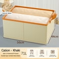 thumbnail image 2 of Large Storage Baskets, Foldable Closet Storage Box , Clothes Storage Basket Storage Box Miscellaneous Clothes Pants Storage Artifact, 2 of 3