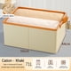 thumbnail image 1 of Caja de almacenamiento plegable para armario | Organizador de ropa transpirable de tela no tejida | Asas reforzadas de gran capacidad | Almacenamiento de ropa, almohadas y mantas de varios tamañ, 1 of 3