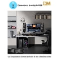 thumbnail image 4 of Bocinas Tipo Estéreo para teatro en casa Channels 3.1 Hi-FI, Bluetooth 5.0, Auxiliar Jack 3.5 mm, /ideal para Fiestas y cualquier reunion. 60W, 4 of 9