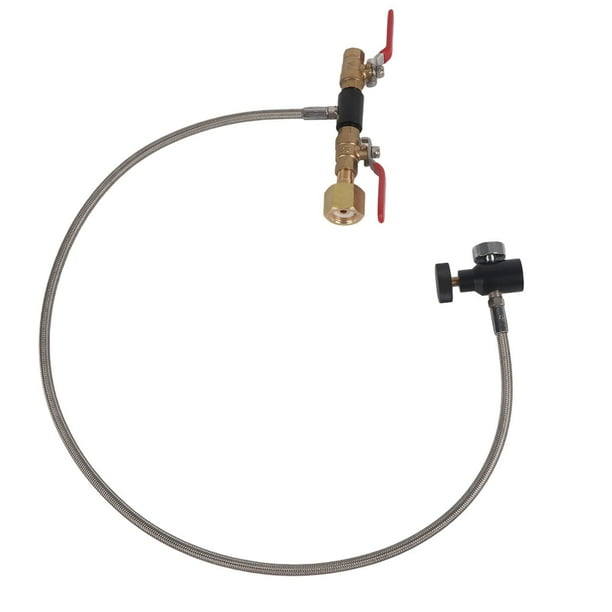 Conector adaptador de recarga C, adaptador de tanque de refresco de llenado de cilindro de CO2 CGA-320, conector de recarga C diseñado a medida