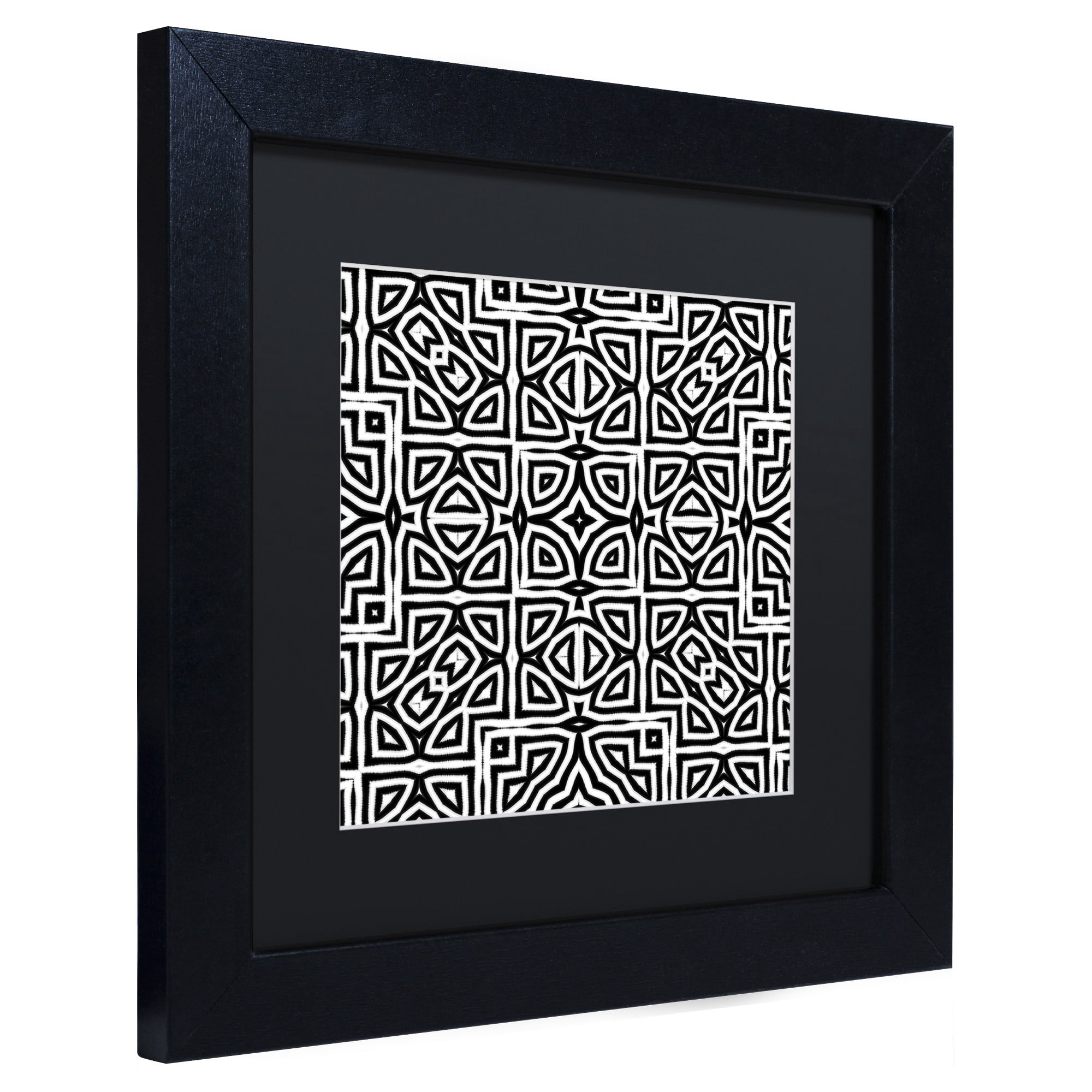 Trademark Fine Art "Alhambra" Canvas Art by Color Bakery Black Matte, Black Frame