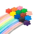 thumbnail image 4 of Tyeign Creative Snowflake Crayons for teens 12 Safe Non-Toxic Smooth Writing Drawing Colors office Home Art Supplies Party Favors, 1 Box of Crayons, 4 of 9