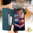 thumbnail image 5 of for iPhone 11 Case Classic Design, Premium PU Retro Leather Wallet Case RFID Blocking Card Holder, Built-in Magnetic Flip Folio Kickstand Soft Inner Case for iPhone 11,Green, 5 of 9