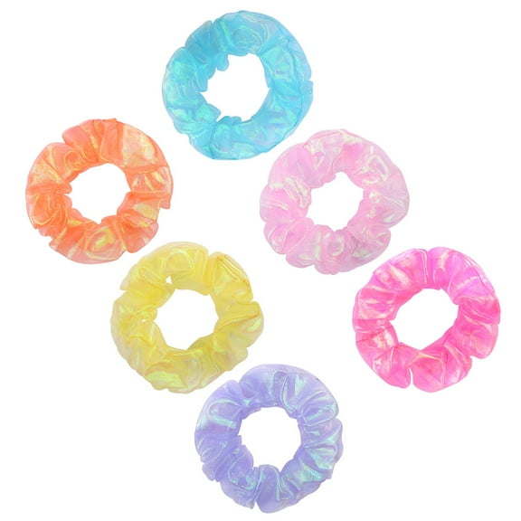 Raindrops 6PCS Hair Ties Seamless Assorted Hair for Women Ladies Girls