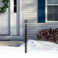 thumbnail image 4 of Aufmer 36 inch Snow Gauge Outdoor with Thermometer,Snowflake Iron Art Snow Gauge for Yard,Large Metal Snowfall Measuring Stick Rain Gauge,Snow Depth Measure Ruler for Garden and Christmas Decoration, 4 of 8