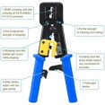 thumbnail image 5 of Professional EZ Pass Through Crimping Tool - Ratchet Crimper - Wire Stripper for Old Internet Connectors, 5 of 5