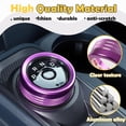 thumbnail image 3 of Tinki Gear Shift Switch Button Ring Trim Cover Fit for Ford Maverick 2022 2023 2024, Aluminum ，1PCS, 3 of 7