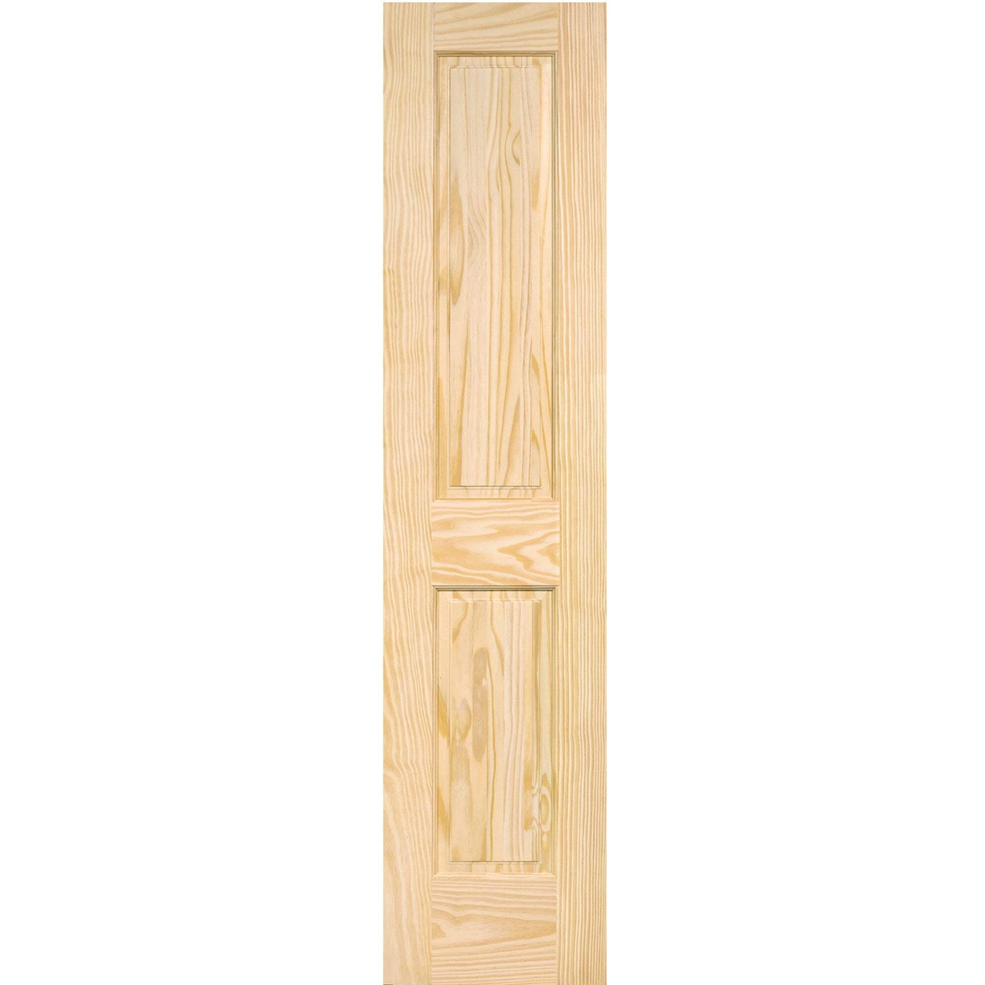 Kimberly Bay Colonial 2-Panel Solid Core Unfinished Pine Interior Door Slab