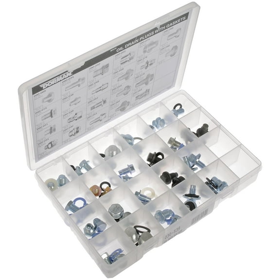 Dorman 030-539 Oil Drain Plug Tech Tray - 22 SKUs - 44 Pieces , Pack of 44