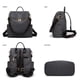 thumbnail image 4 of Makes Mochila Monedero para Mujer Bolso de Viaje de Cuero PU Bolso de diseño Convertible con Monedero 2 Piezas, 4 of 5