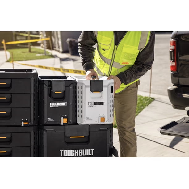 ToughBuilt StackTech Compact Cooler, Stackable 16 Quart Hard Shell