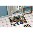 thumbnail image 2 of Carolines Treasures 1008MAT Crab in the Middle Door Mat Indoor Rug or Outdoor Welcome Mat 18X27 Doormat 18H X 27W, 2 of 2