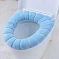 thumbnail image 2 of HSTUO Toilet Seat Nordic Style Thickened Toilet Seat Cover Universal Washable Toilet Seat Toilet Q6E3, 2 of 9