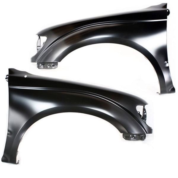 Capa For 01 04 Tacoma Pickup Front Fender W O Flare Holes Left Right Set Pair Walmart Com Walmart Com