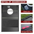 thumbnail image 4 of RayChee Cornhole Set with 8 Bean Bags and Carrying Case Outdoor Game Toss Board for Adults Outside Activities, 4 of 5