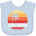 thumbnail image 3 of Inktastic San Diego California Vacation Retro Sunset Boys or Girls Baby Bib, 3 of 4