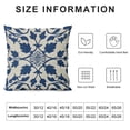 thumbnail image 6 of CMMY  Chinoiserie Blue and White Pillow Covers , Blue and White Floral Throw Pillow Covers for Couch Bed Sofa Cushion Farmhouse Room Decor 2pcs White, 6 of 6
