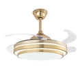 thumbnail image 4 of Ventilador de Techo LED Luxica Lighting Genova Dorado, 4 of 7