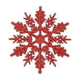 thumbnail image 1 of Fiudx Decoración Navideña de Copos de Nieve, Copos de Nieve de Plástico Brillantes, Adornos Invernales Vibrantes, Decoración Festiva para Árboles y Lugares de Celebración, Fiestas, Restaurantes y Bar, 1 of 1