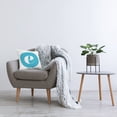 thumbnail image 3 of Stupell Industries Blue Initial E Decorative Printed Throw Pillow, 18 x 18, 3 of 5