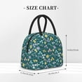 thumbnail image 3 of Haiem Floral Printed Lunch Bag Women, Lunch Box Lunch Bag for Women, Small Leakproof Cute Lunch Tote Large Capacity Reusable Insulated Cooler Lunch Container, 3 of 6