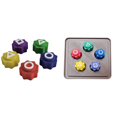 thumbnail image 1 of Juego Tradicional Gonggi Jack Stone Pebbles para Juegos Familiares (5 Dados), 1 of 5