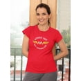 thumbnail image 2 of Wonder Mom, The Best Heroine Shaped T-Shirt Women -GoatDeals Designs, Female x-Large, 2 of 4