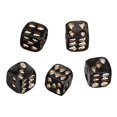 thumbnail image 2 of 5 piezas de calaveras de juguete para Halloween, calavera sonriente de lujo, diablo gótico con plata, 2 of 6