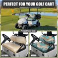 thumbnail image 4 of HUIACONG Golden Mountain Pattern Golf Cart Seat Covers Kit, Easy to Install 2-Seats Universal Golf Cart Seat Covers for Club Car DS Pre2000, 4 of 7