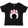 thumbnail image 3 of Inktastic Bowling Pins Cute Bowler Girls Toddler T-Shirt, 3 of 5