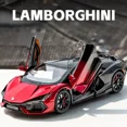 thumbnail image 1 of Simualtion 1:24 Lamborghini Revuelto Super Car Model with Sound Light Children Boy Diecast Toy Vehicle Collection Miniature red, 1 of 5