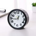 thumbnail image 2 of Bgsha Battery Operated Quartz Alarm Clock Night Light No Tick Bedroom Bedside Clocks, 2 of 10