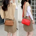 thumbnail image 4 of Small Fashion Crossbody Chain PU Leather Shoulder Bag Women Messenger Bag Handbags WHITE, 4 of 8