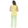 thumbnail image 3 of Just Love 100% Cotton Womens Sleepwear Pajama Set  Soft & Eco-Friendly (Love Sleep - Plaid, 1X), 3 of 3