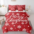 thumbnail image 1 of YST 7-Piece Snowflake Comforter Set, Twin – Merry Christmas Decor, 1 of 5