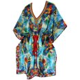 thumbnail image 4 of HAPPY BAY Women's Plus Size Flowy Swimsuit Cover Ups 2X-3X Plum, Allover, 4 of 4
