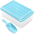 thumbnail image 1 of Ice Cube Tray with Lid and Bin for Freezer  Easy Release 55 Nugget Ice Tray with Cover  Storage Container  Scoop. Perfect Small Ice Cube Maker Tray & Mold. Flexable Durable Plastic  BPA F, 1 of 16