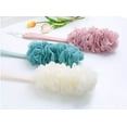 thumbnail image 6 of Back Scrubber for Shower,Loofah Long Handle Bath Body Brush,Soft Nylon Mesh Sponge for Shower,Loofah On a Stick for Men Women,Exfoliating Scrub Cleaning Luffa for Elderly(3-Pack,Blue), 6 of 14