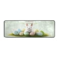 thumbnail image 6 of Ryvnso Cute Bunny and Eggs Hallway Runner Rugs Floor Carpet Non Slip Entryway Mat 2' x 6', 6 of 7