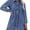 Reef Blue, variant on luvamia Womens Dresses Casual Shirt Dresses for Women Lapel Long Sleeve Dress Flowy Cute Jean Dress Size L Fit Size 12 Size 14