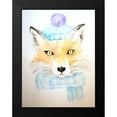 thumbnail image 2 of Varacek, Pam 15x18 Black Modern Framed Museum Art Print Titled - Winter Fox, 2 of 5