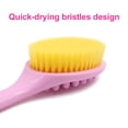 thumbnail image 6 of Unique Bargains 13.4" Soft Bristle Long Handle Bathroom Bath Brush, Pink, 6 of 8