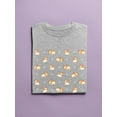 thumbnail image 3 of Cute Corgi Pattern T-Shirt Women -Smartprints Designs, Female XX-Large, 3 of 4