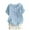 Blue, variant on GEWSEY Plus Size Top Womens Shirt Casual Blouse Loose Button Linen Sheer Pullover Daily Boho Tunic T-Shirt Tops (Pink, S)